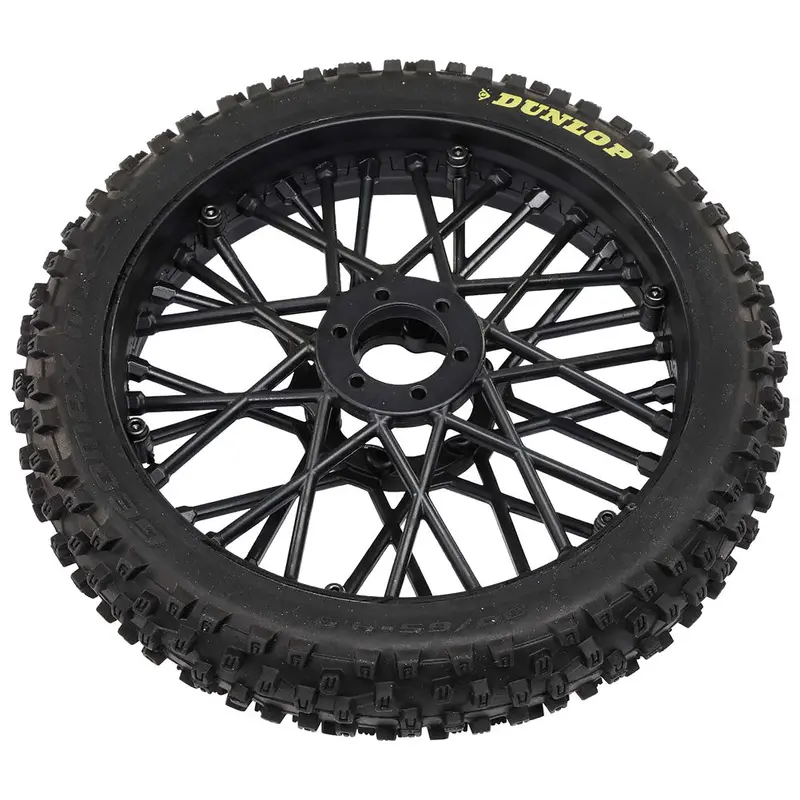 Losi Promoto-Mx Dunlop Mx53 Front Tire 1:4 Scale Black#Los46004 1