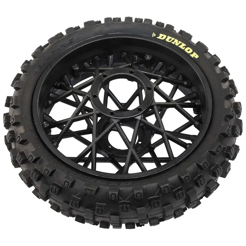 Losi Promoto-Mx Dunlop Mx53 Rear Tire 1:4 Scale Black#Los46005 1