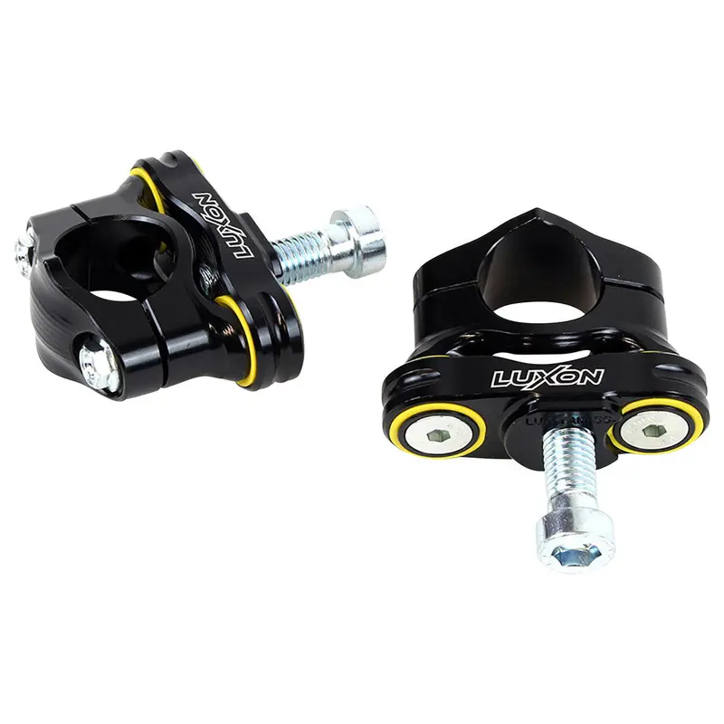Luxon Gen3 Rubber Isolated Handlebar Mounts Yamaha 2-Stroke 1 1/8" Bars Black#2143140001 1