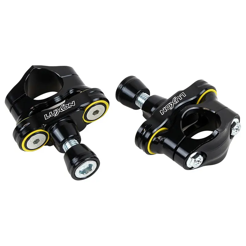 Luxon Gen3 Rubber Isolated Handlebar Mounts Yamaha Cone 1 1/8" Bars Black#2143020001 1