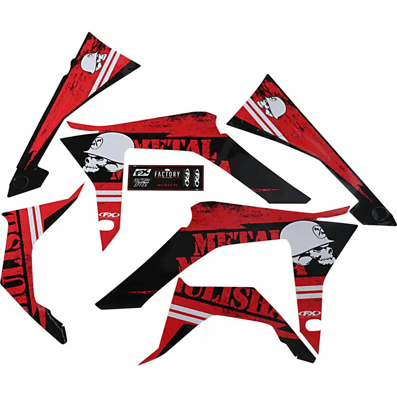 Metal Mulisha Shroud/Airbox Graphic Kit Honda Crf250#23-11340 1