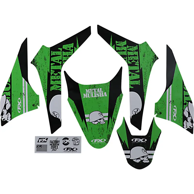 Metal Mulisha Shroud/Airbox Graphic Kit Kawasaki Klx110 10-20#23-11112 1