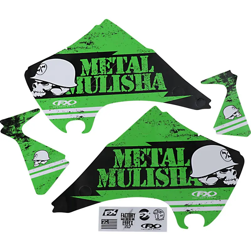 Metal Mulisha Shroud/Airbox Graphic Kit Kawasaki Kx125/250#23-11120 1