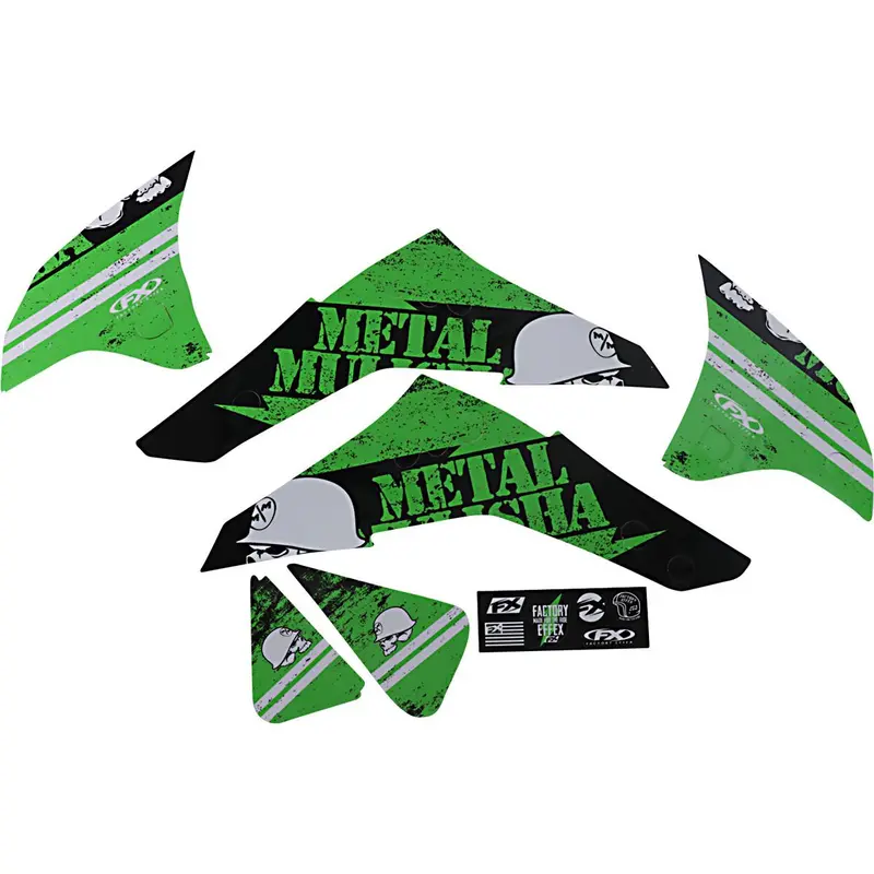 Metal Mulisha Shroud/Airbox Graphic Kit Kawasaki Kx250f 06-08#23-11122 1