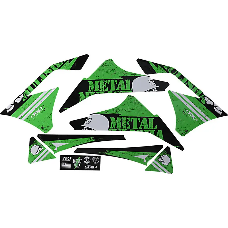 Metal Mulisha Shroud/Airbox Graphic Kit Kawasaki Kx250f 09-12#23-11126 1