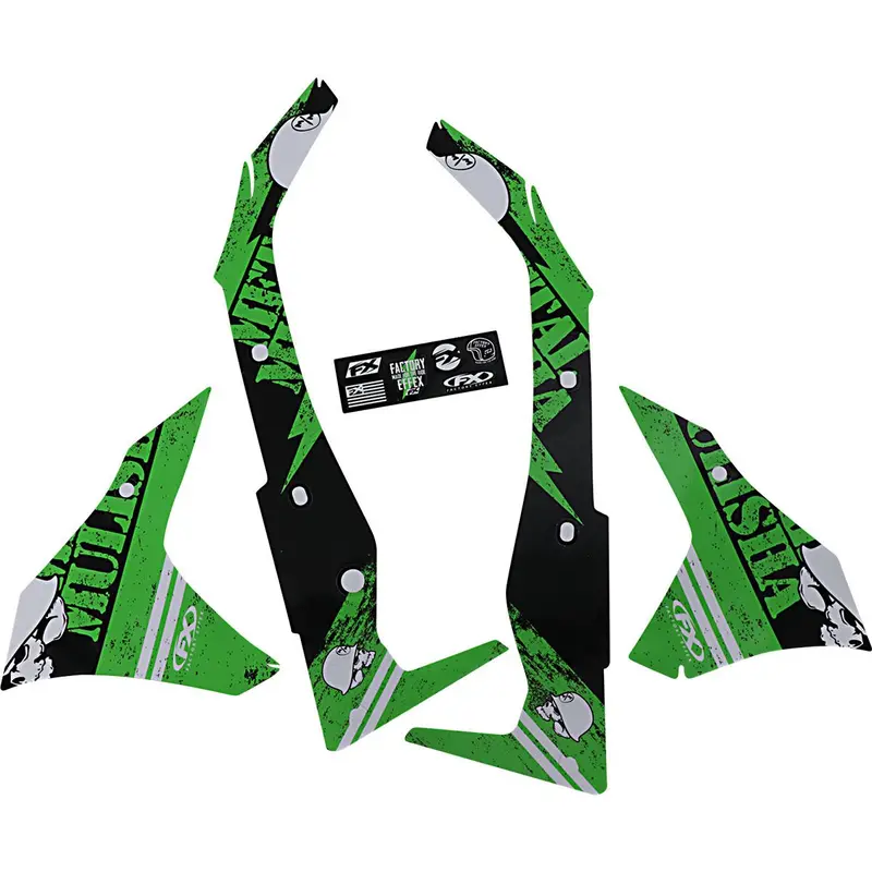 Metal Mulisha Shroud/Airbox Graphic Kit Kawasaki Kx250f 17-20#23-11136 1