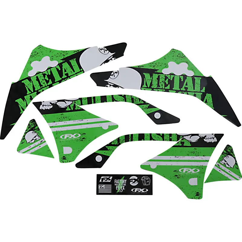 Metal Mulisha Shroud/Airbox Graphic Kit Kawasaki Kx450f 09-11#23-11128 1