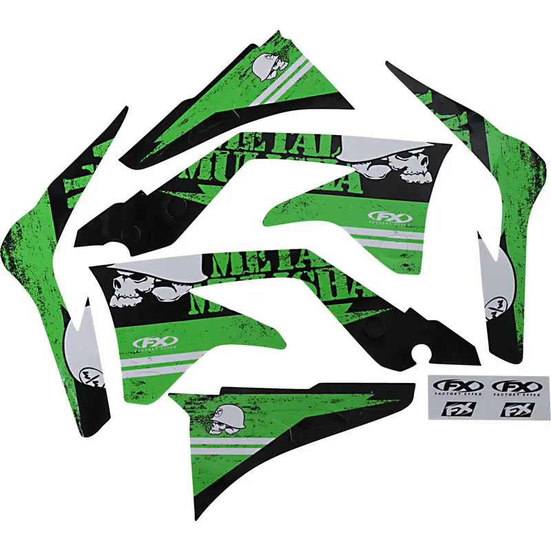 Metal Mulisha Shroud/Airbox Graphic Kit Kawasaki Kx450f 12-15#23-11132 1