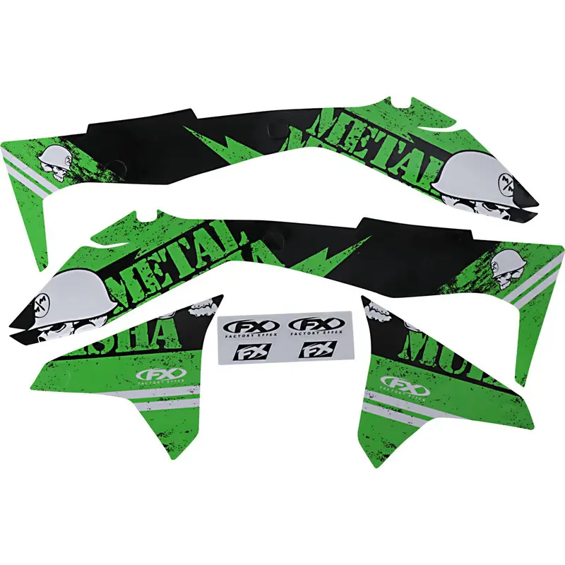 Metal Mulisha Shroud/Airbox Graphic Kit Kawasaki Kx450f 16-18#23-11134 1