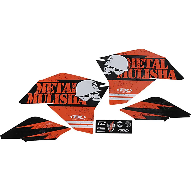 Metal Mulisha Shroud/Airbox Graphic Kit Ktm Sx125-450F Exc Xc#23-11524 1