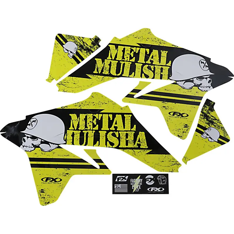 Metal Mulisha Shroud/Airbox Graphic Kit Suzuki Rmz250 07-09#23-11422 1