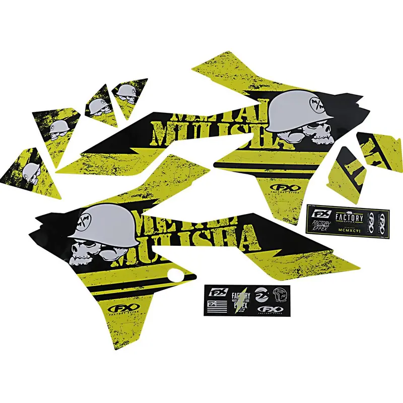 Metal Mulisha Shroud/Airbox Graphic Kit Suzuki Rmz250, Rmz450#23-11432 1
