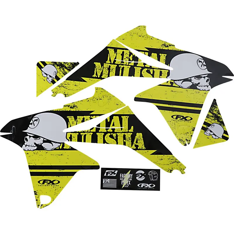 Metal Mulisha Shroud/Airbox Graphic Kit Suzuki Rmz450 08-17#23-11430 1