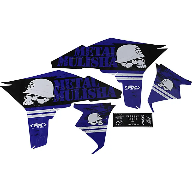 Metal Mulisha Shroud/Airbox Graphic Kit Yamaha Yz250f 10-13#23-11226 1