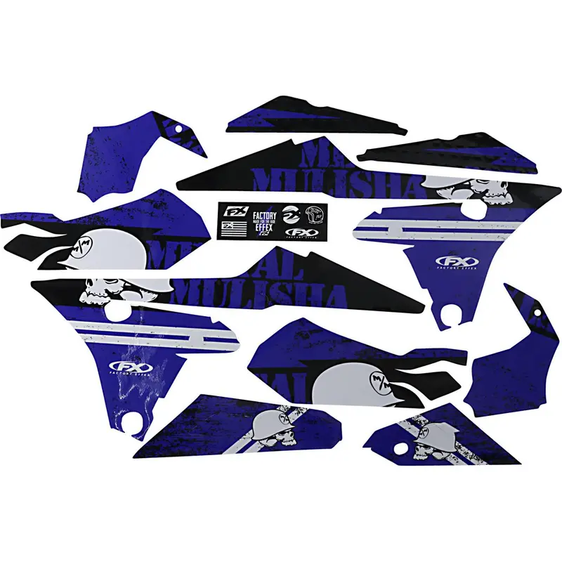 Metal Mulisha Shroud/Airbox Graphic Kit Yamaha Yz250f, Yz450f#23-11232 1