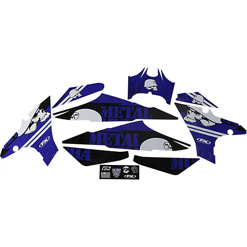 Metal Mulisha Shroud/Airbox Graphic Kit Yamaha Yz250f, Yz450f#23-11234 1