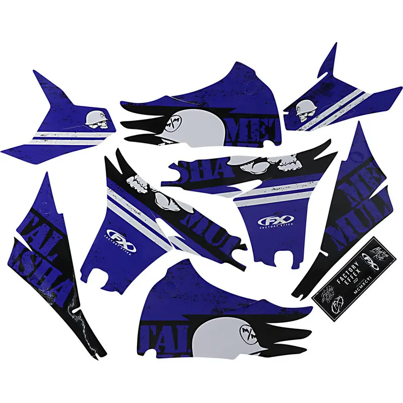 Metal Mulisha Shroud/Airbox Graphic Kit Yamaha Yz450f 10-13#23-11228 1