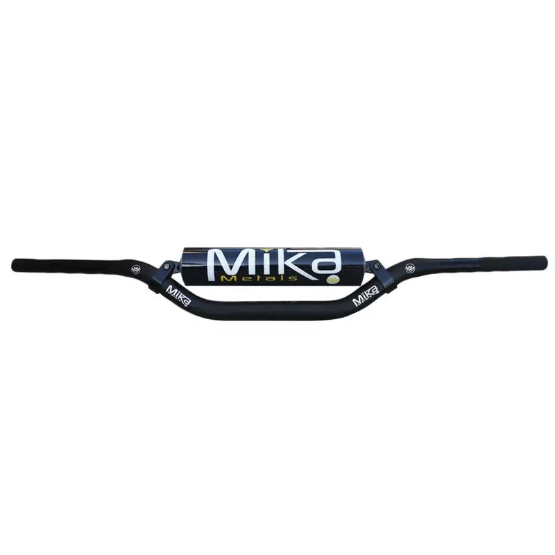 Mika Metals 7/8" Handlebars Cr High Bend Black/Black#1570450011 1