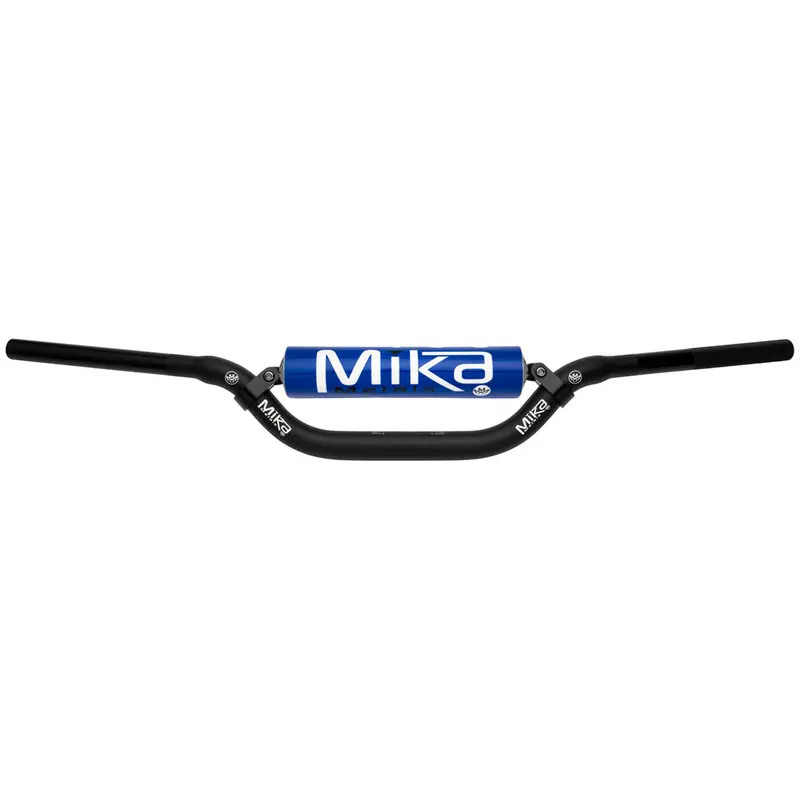 Mika Metals 7/8" Handlebars Cr High Bend Black/Blue#1570450012 1