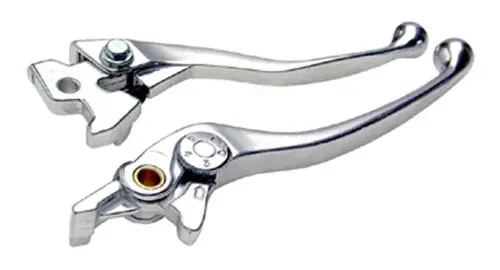 Motion Pro 14-0424 Street Bike Lever - Polished Left #14-0424 1