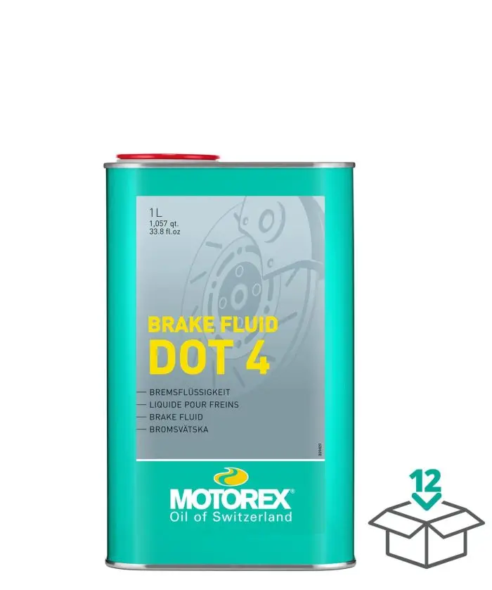 Motorex Brake Fluid Dot 4, 1 Liter#300296 1