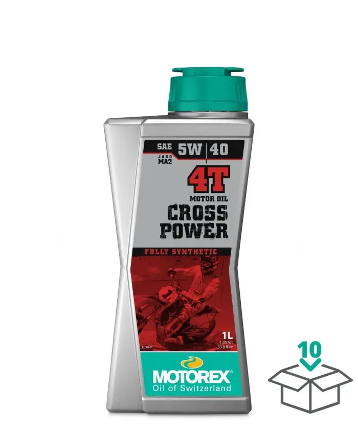 Motorex Cross Power 4T Sae 5W40 Jaso Ma2, 1 Liter#308243 1