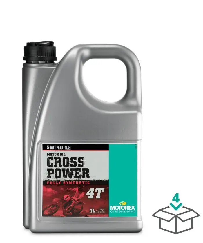 Motorex Cross Power 4T Sae 5W40 Jaso Ma2, 4 Liter#305678 1