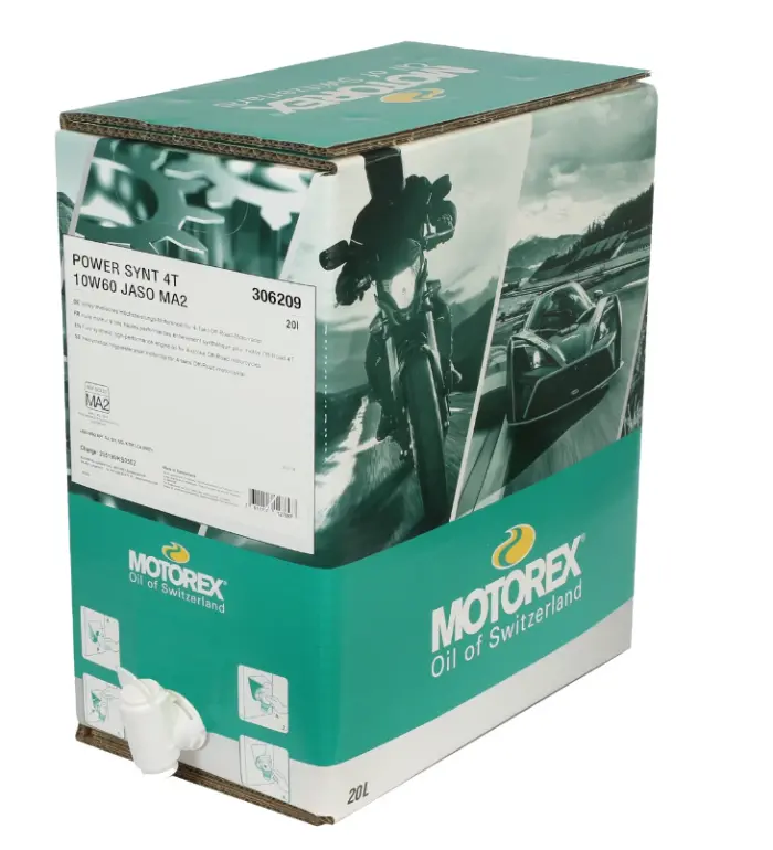 Motorex Power Synt 4T Sae 10W60 Jaso Ma2, 20 Liter#306209 1
