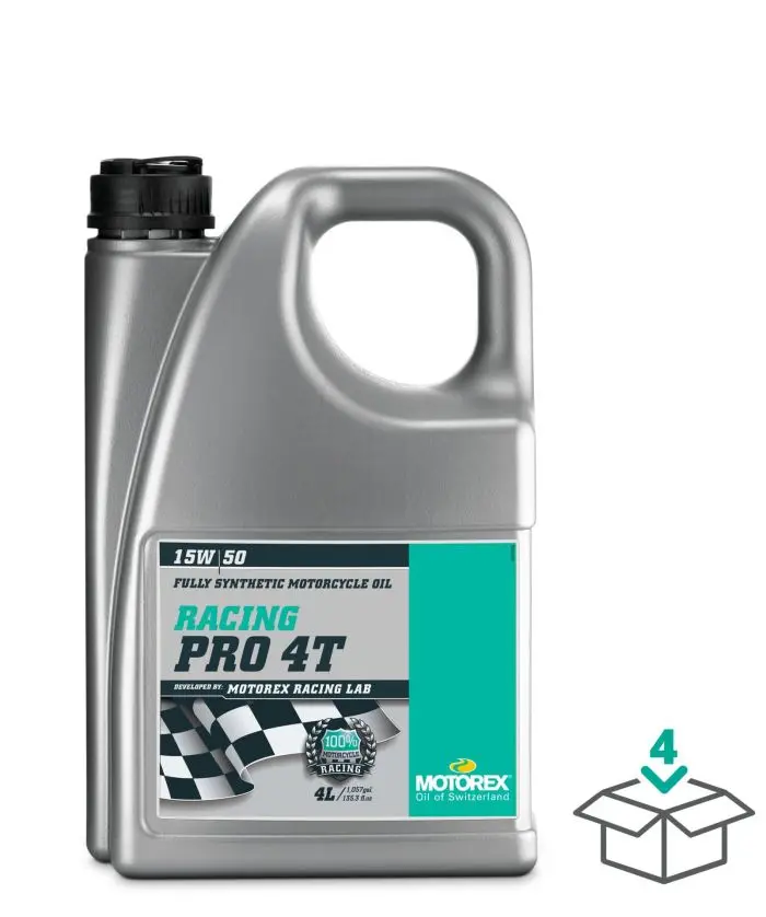 Motorex Racing Pro 4T 15W50, 4 Liter#303106 1