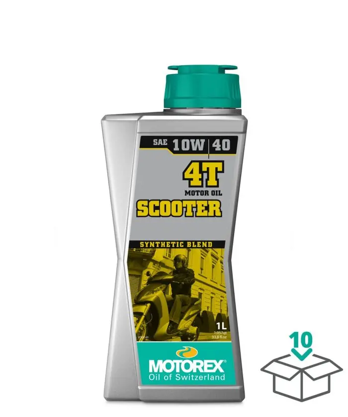 Motorex Scooter 4T Sae 10W40 Jaso Ma2, 1 Liter#308264 1