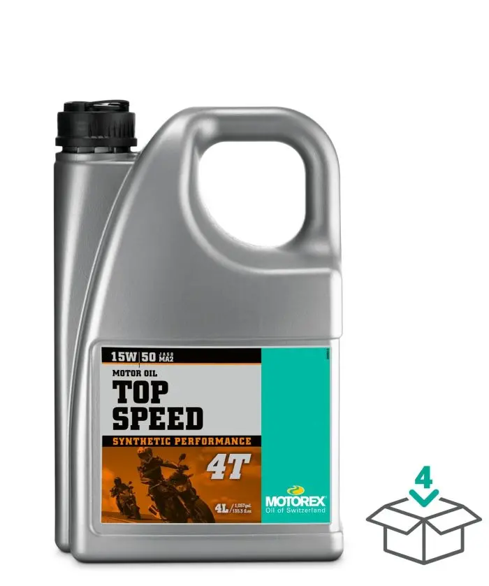 Motorex Top Speed 4T 15W50, 4 Liter#304975 1