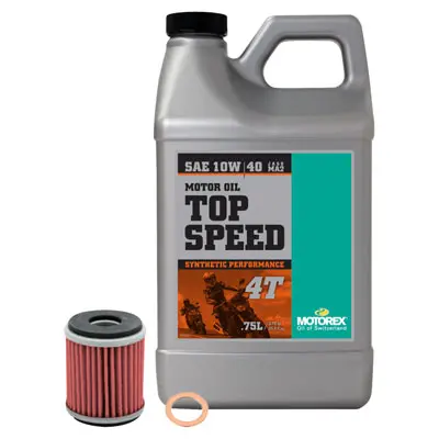 Motorex Top Speed Oil Change Kit#218460-P 1