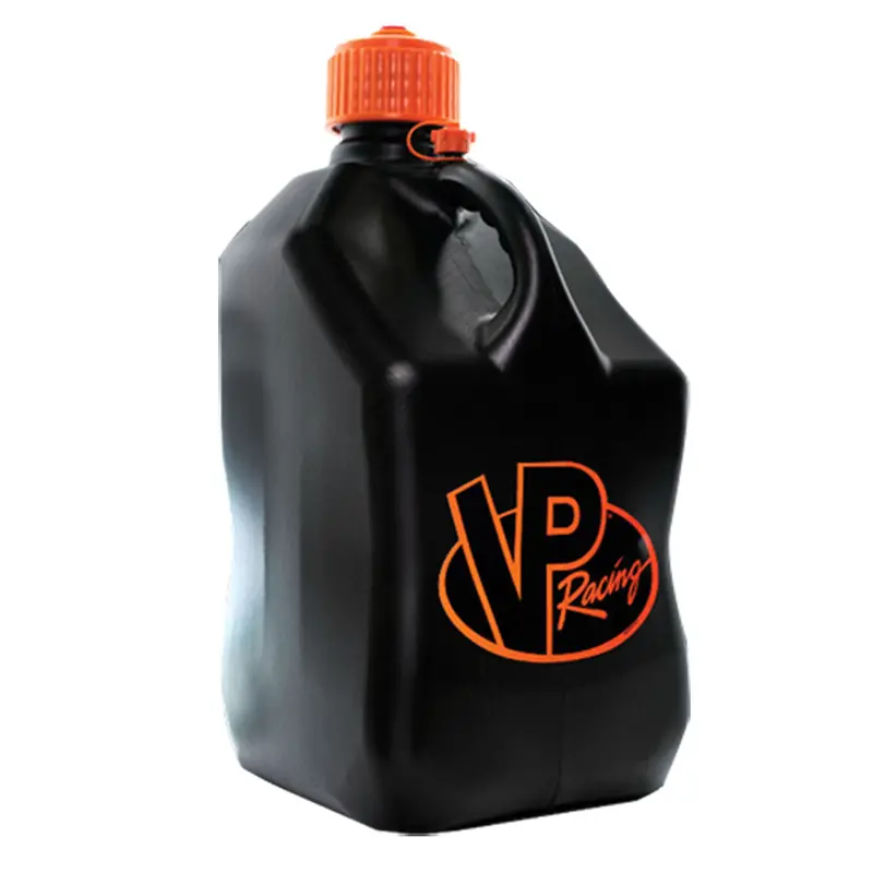 Motorsports Container V-Twin 5.5 Gallon Black/Orange#3852-Ca 1