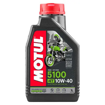Motul 5100 Synthetic Blend 4-Stroke Motor Oil #103427-P 1