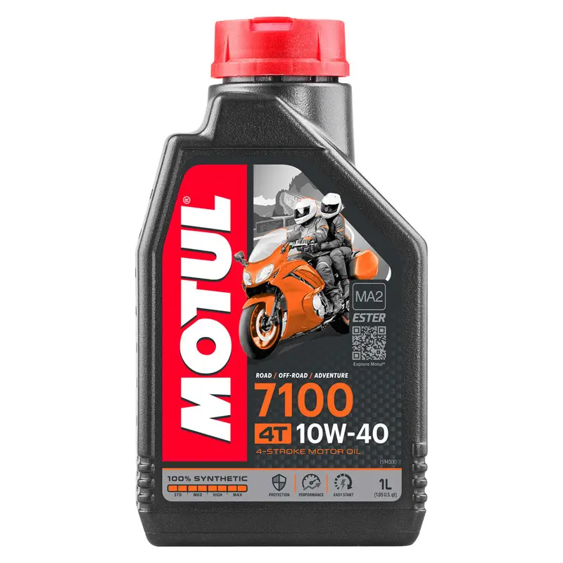Motul 7100 Full Synthetic 4-Stroke Motor Oil#141838-P 1
