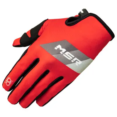 Msr Axxis Proto Gloves Medium Red/Grey#213-671-0017 1
