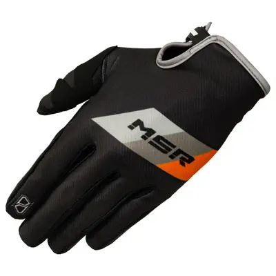Msr Axxis Proto Gloves Small Black/White/Orange#213-671-0021 1