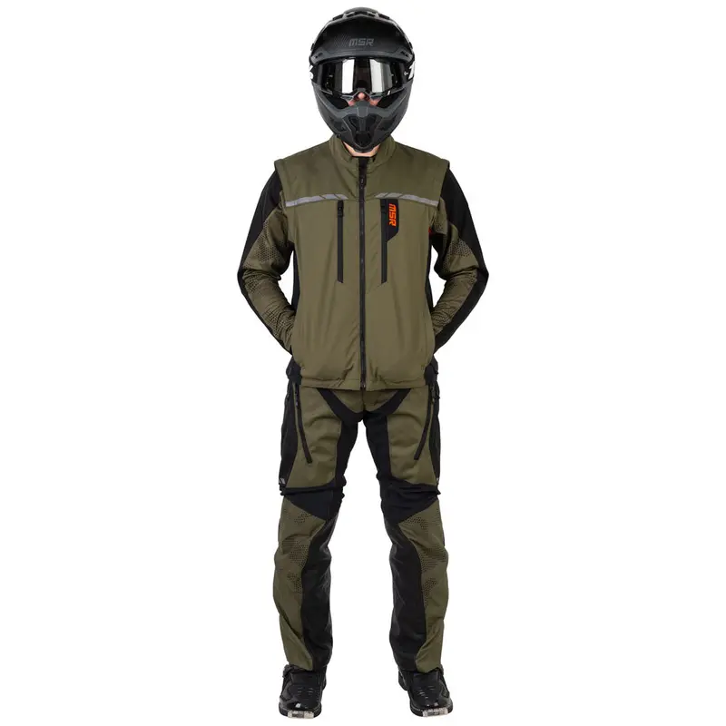 Msr Legend Offroad Jacket Small Military Green#217-350-0013 2