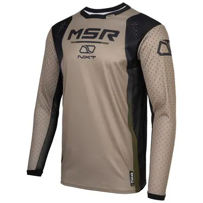 Msr Nxt Grid Jersey X-Large Tan/Green#216-182-0004 1