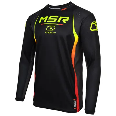 Msr Nxt Grid Jersey Xxx-Large Black/Neon#216-182-0036 1