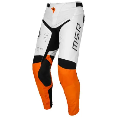 Msr Nxt Grid Pants 40" White/Orange#213-638-0039 1