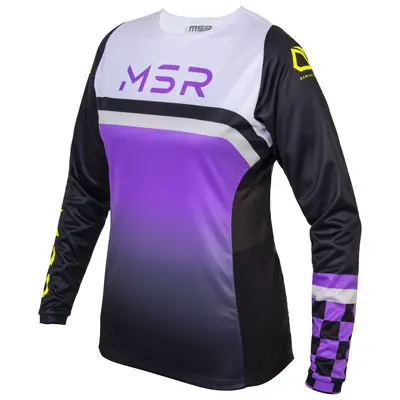 Msr Women's Nova Jersey Xx-Large Black/Purple#216-177-0012 1