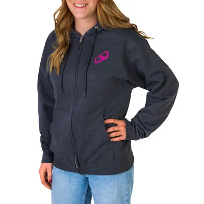Msr Women's Wayback Zip-Up Hooded Sweatshirt Small Grey#218-541-0002 1