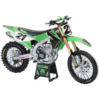 New Ray Die-Cast Kawasaki Jason Anderson #21 Motorcycle Replica 1:12 Scale#58413 1