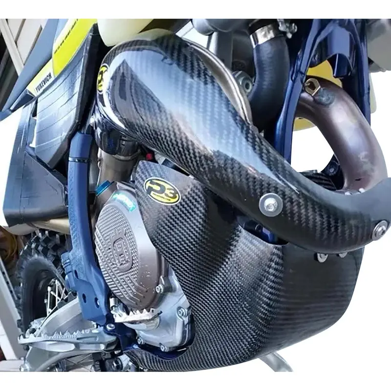 P3 Carbon Skid Plate With Linkage Guard#213417-P 1