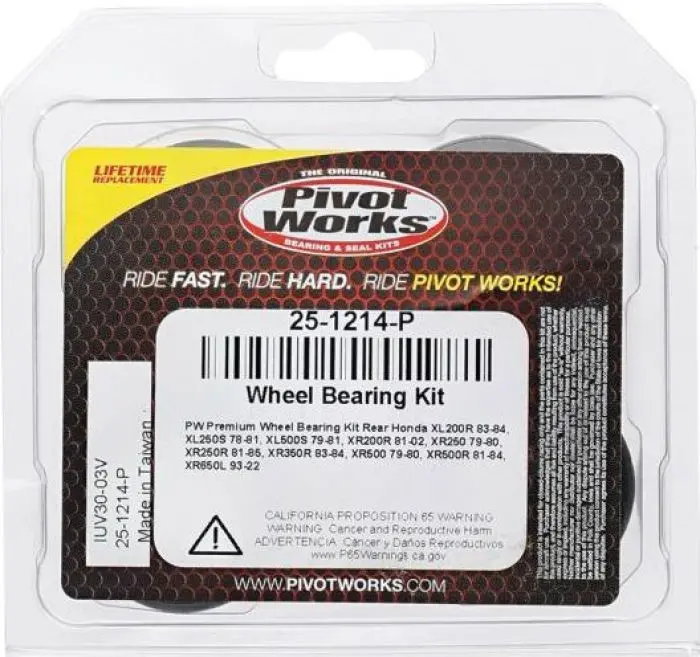 Pivot Works 25-1214-P Wheel Bearing Kit Premium Bearings 2