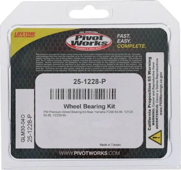 Pivot Works 25-1228-P Wheel Bearing Kit Premium Bearings 2