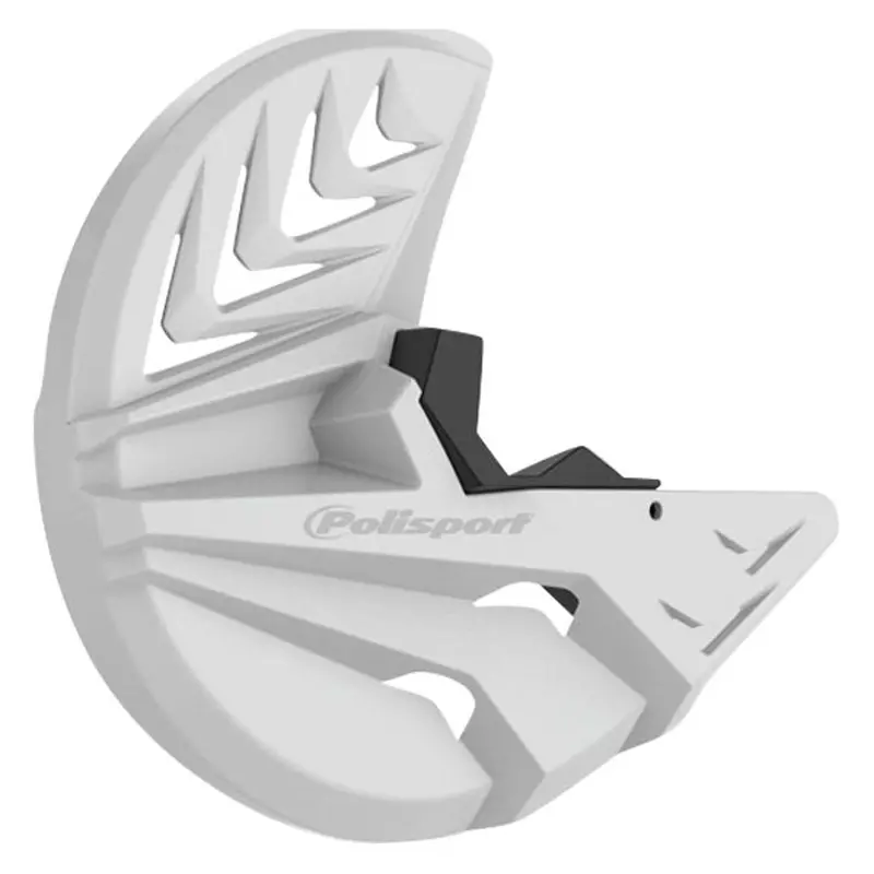 Polisport Disk & Bottom Fork Protector White/Black#8151600002 1