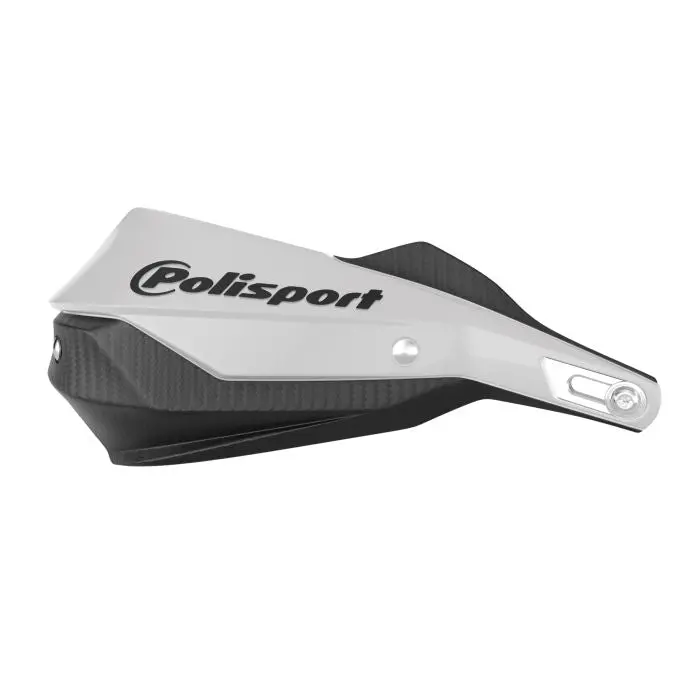 Polisport Handguards,Plastic Part - Trail Blazer White/Black#8308800008 1