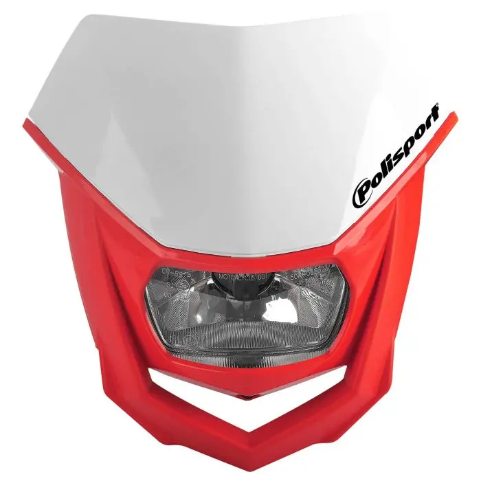 Polisport Headlights,Halo White/Red#8657400040 1